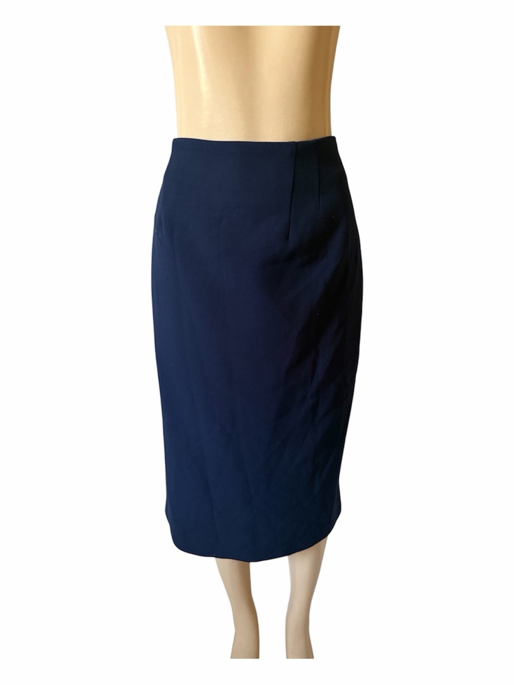 Veronica Beard navy blue career pencil skirt 14